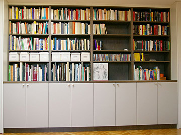 Bibliothek - Möbeltischler Jens Frohner, Berlin-Köpenick, Möbeltischler und Büromöbelbau